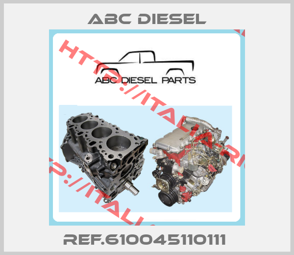 ABC diesel-REF.610045110111 