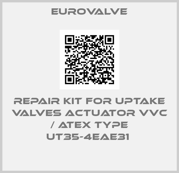 Eurovalve-REPAIR KIT FOR UPTAKE VALVES ACTUATOR VVC / ATEX TYPE UT35-4EAE31 