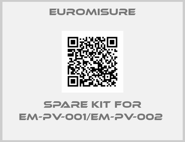 Euromisure-spare kit for EM-PV-001/EM-PV-002 