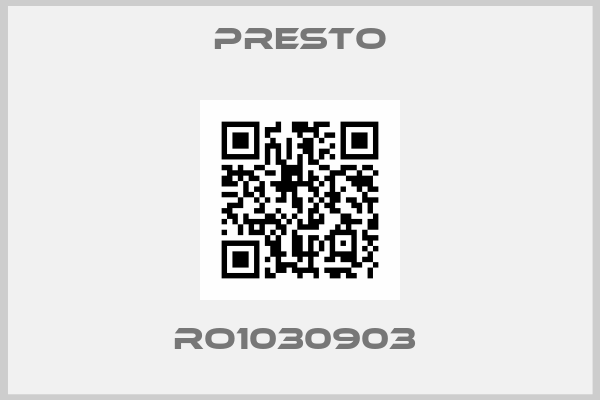 PRESTO-RO1030903 