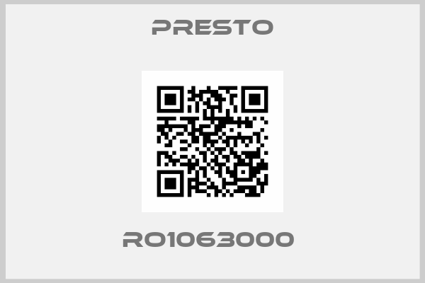 PRESTO-RO1063000 