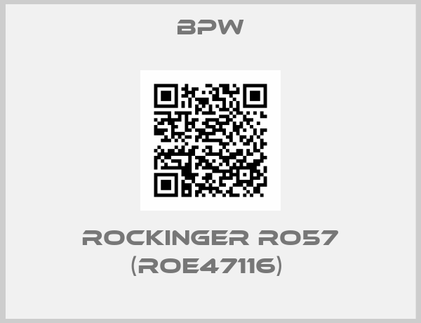 Bpw-ROCKINGER RO57 (ROE47116) 