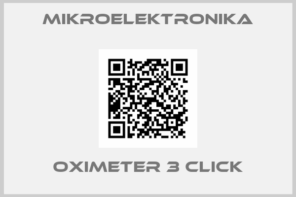 MikroElektronika-OXIMETER 3 CLICK