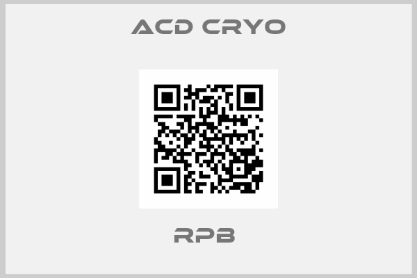 Acd Cryo-RPB 