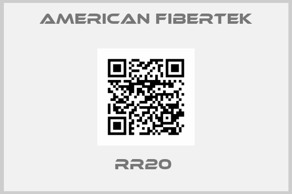 American Fibertek-RR20 