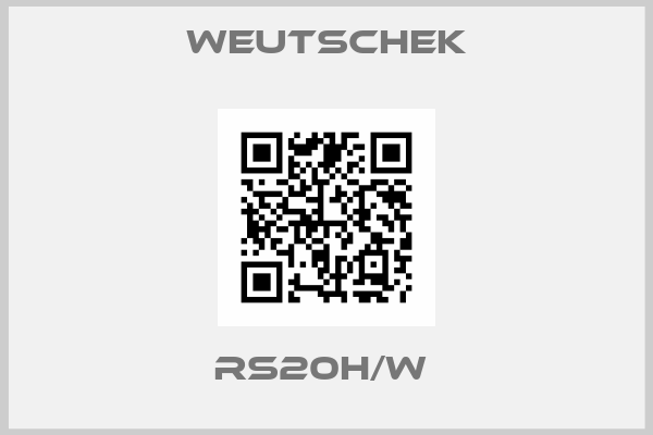 Weutschek-RS20H/W 