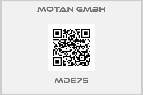 MOTAN GmbH-MDE75