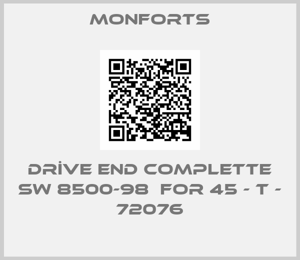 Monforts-DRİVE END COMPLETTE SW 8500-98  for 45 - t - 72076