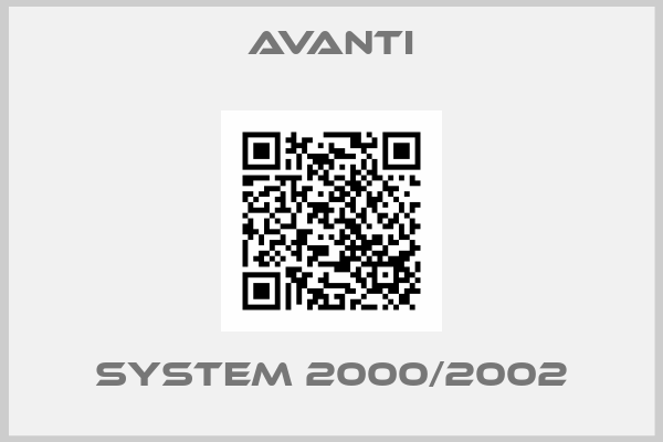 Avanti-System 2000/2002