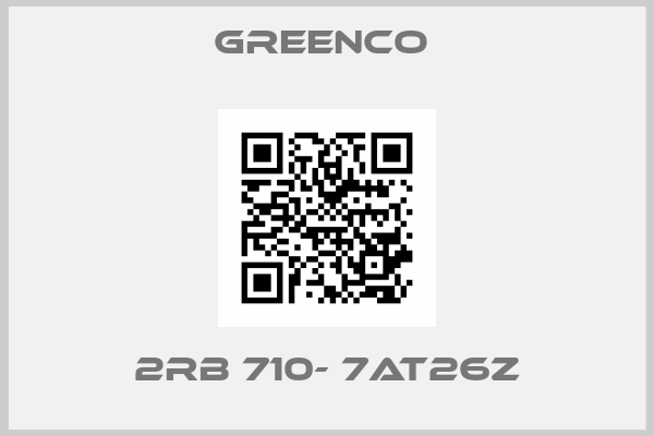 Greenco -2RB 710- 7AT26Z