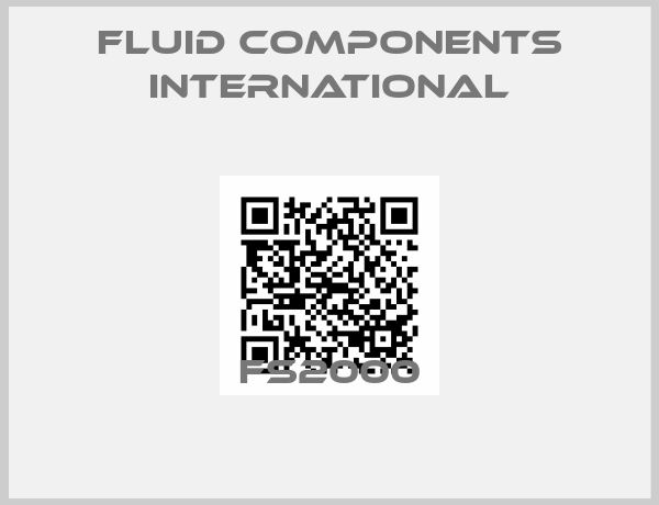 Fluid Components International-FS2000