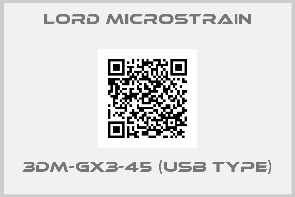 LORD MicroStrain-3DM-GX3-45 (USB type)