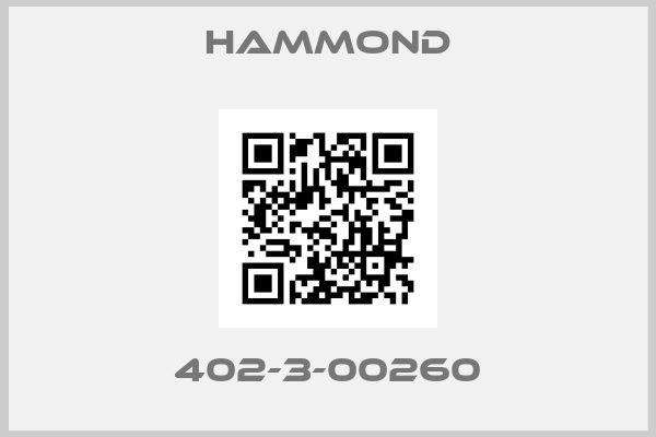 Hammond-402-3-00260