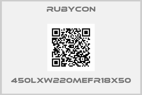 Rubycon-450LXW220MEFR18X50