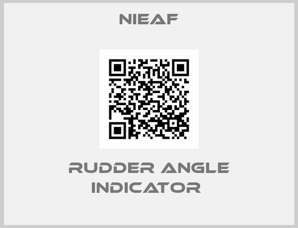Nieaf-RUDDER ANGLE INDICATOR 