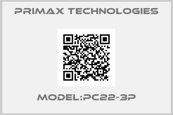 Primax Technologies-Model:PC22-3P
