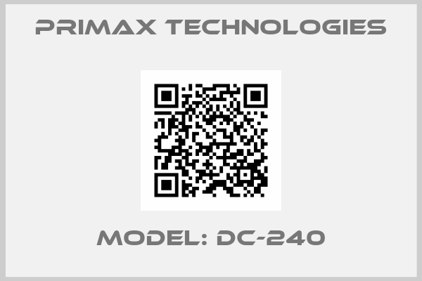 Primax Technologies-Model: DC-240