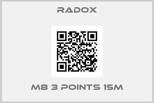 Radox-M8 3 points 15m