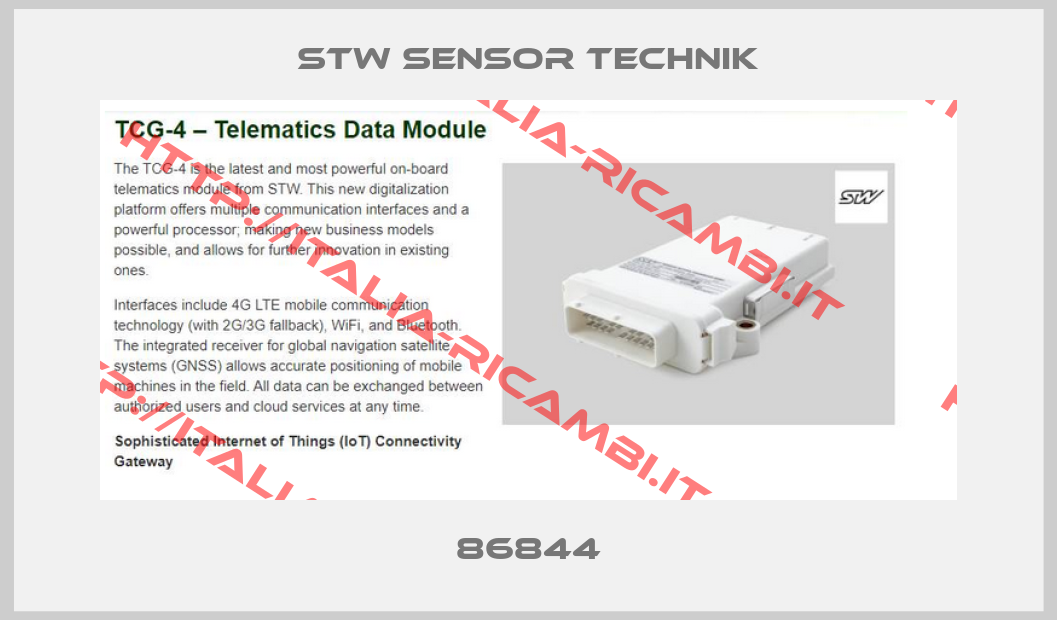 STW SENSOR TECHNIK-86844