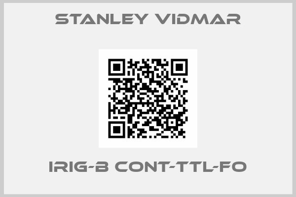 Stanley Vidmar-IRIG-B CONT-TTL-FO