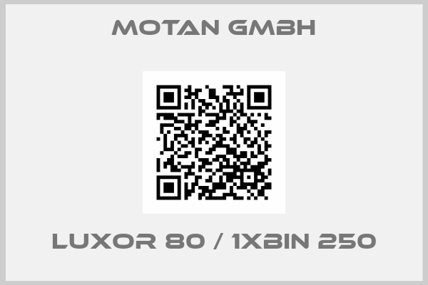 MOTAN GmbH-LUXOR 80 / 1xBIN 250