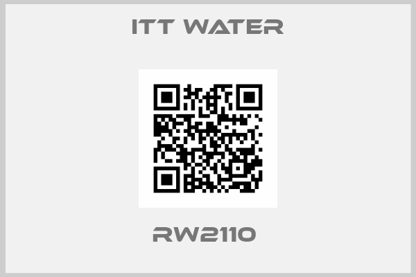Itt Water-RW2110 