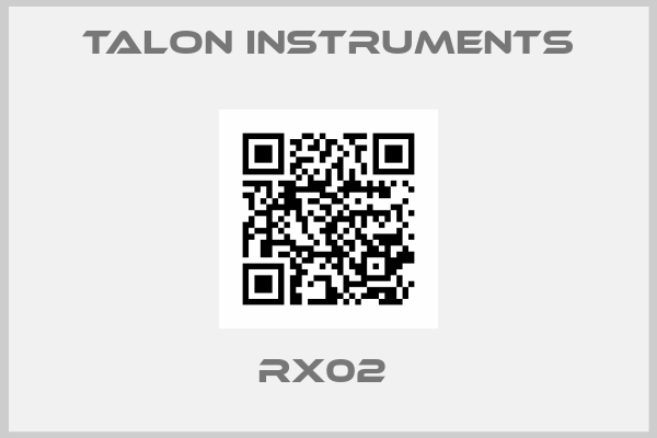 Talon Instruments-RX02 