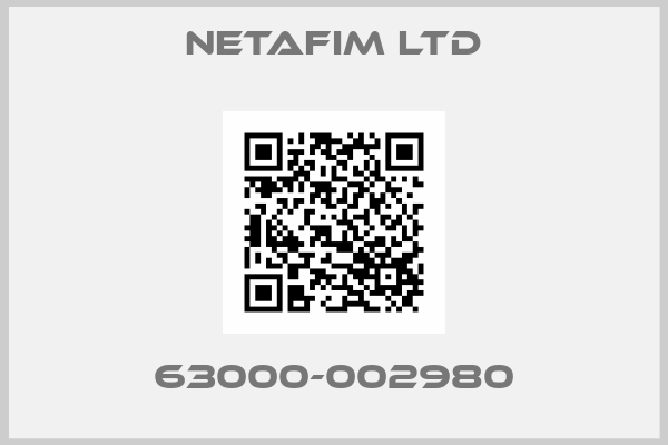 Netafim Ltd-63000-002980