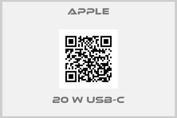 apple-20 W USB-C