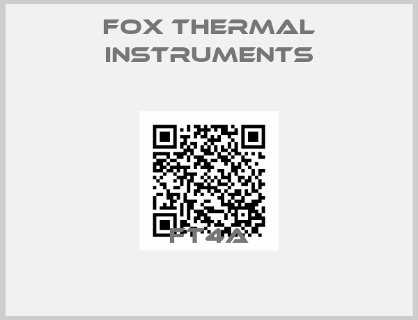 Fox Thermal Instruments-FT4A