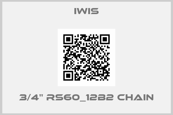 Iwis-3/4" RS60_12B2 CHAIN