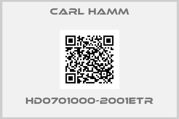 Carl Hamm-HD0701000-2001ETR