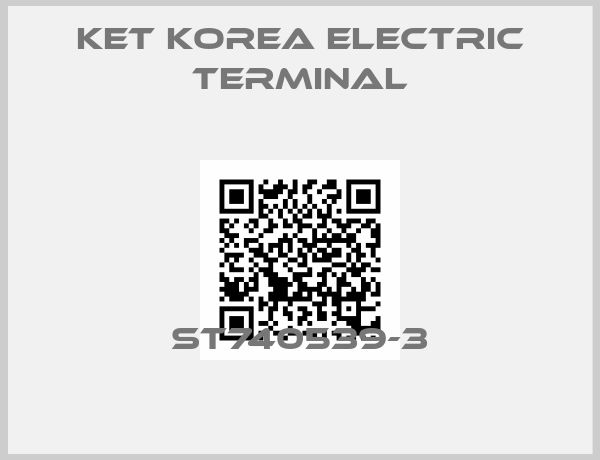KET Korea Electric Terminal-ST740539-3