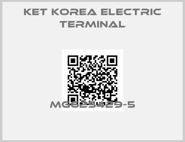 KET Korea Electric Terminal-MG625429-5