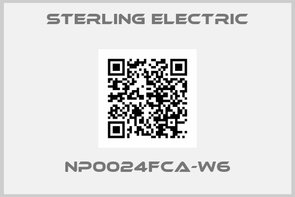 Sterling Electric-NP0024FCA-W6