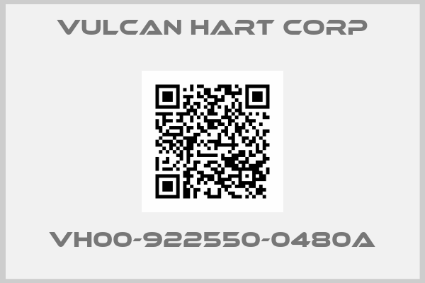 VULCAN HART CORP-VH00-922550-0480A
