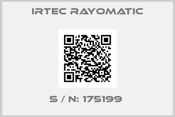 IRTEC RAYOMATIC-S / N: 175199 