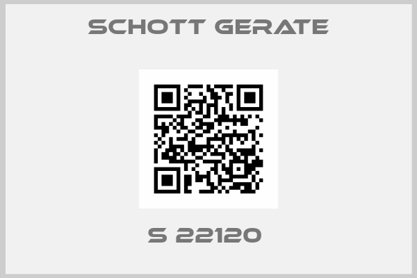 Schott Gerate-S 22120 