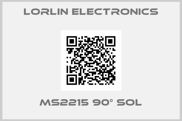Lorlin Electronics-MS2215 90° SOL
