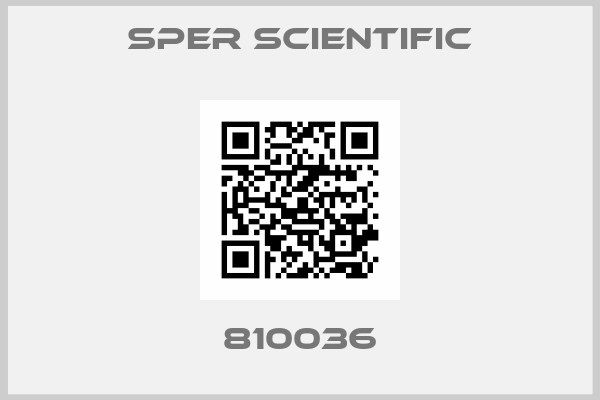 Sper Scientific-810036