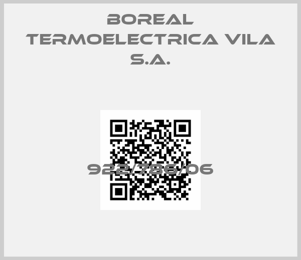 Boreal TERMOELECTRICA VILA S.A.-922/786/06