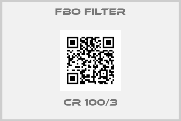 FBO Filter-CR 100/3