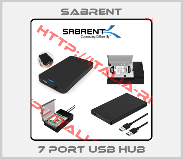 Sabrent-7 Port USB Hub