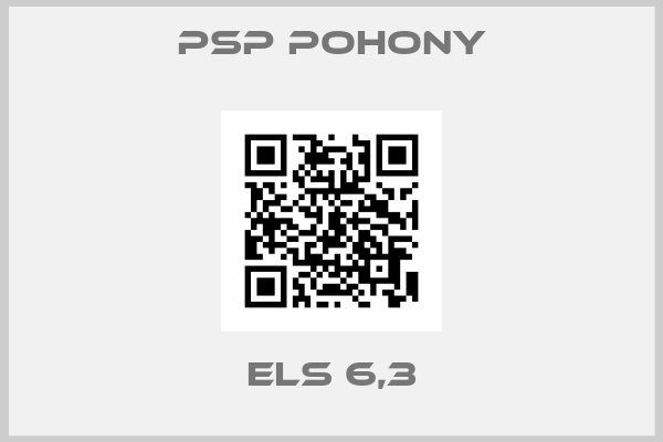 PSP Pohony-ELS 6,3