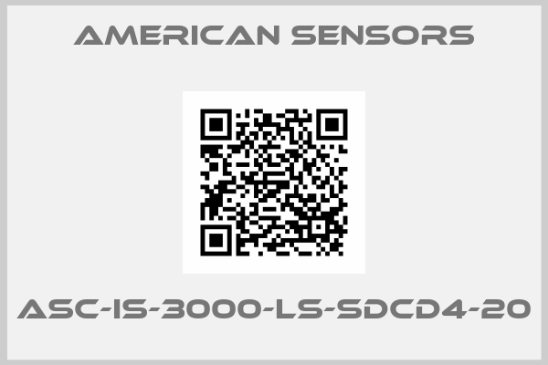 American Sensors-ASC-IS-3000-LS-SDCD4-20