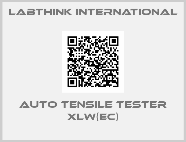 Labthink international-Auto Tensile Tester XLW(EC)