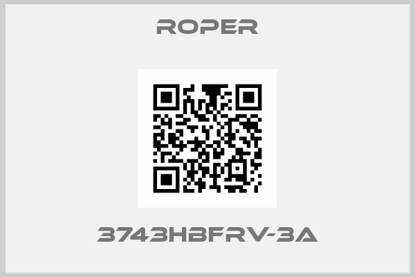 ROPER-3743HBFRV-3A