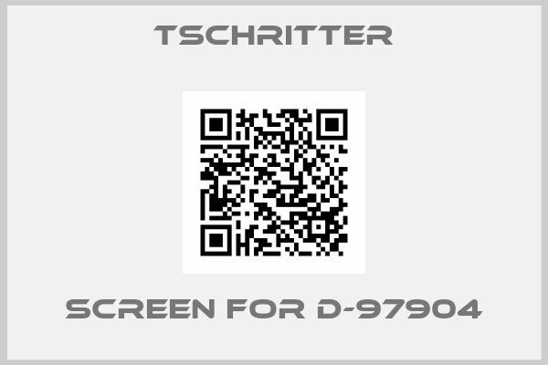 Tschritter-Screen for D-97904