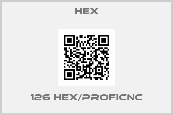 Hex-126 Hex/ProfiCNC