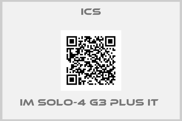 ICS-IM Solo-4 G3 PLUS IT 